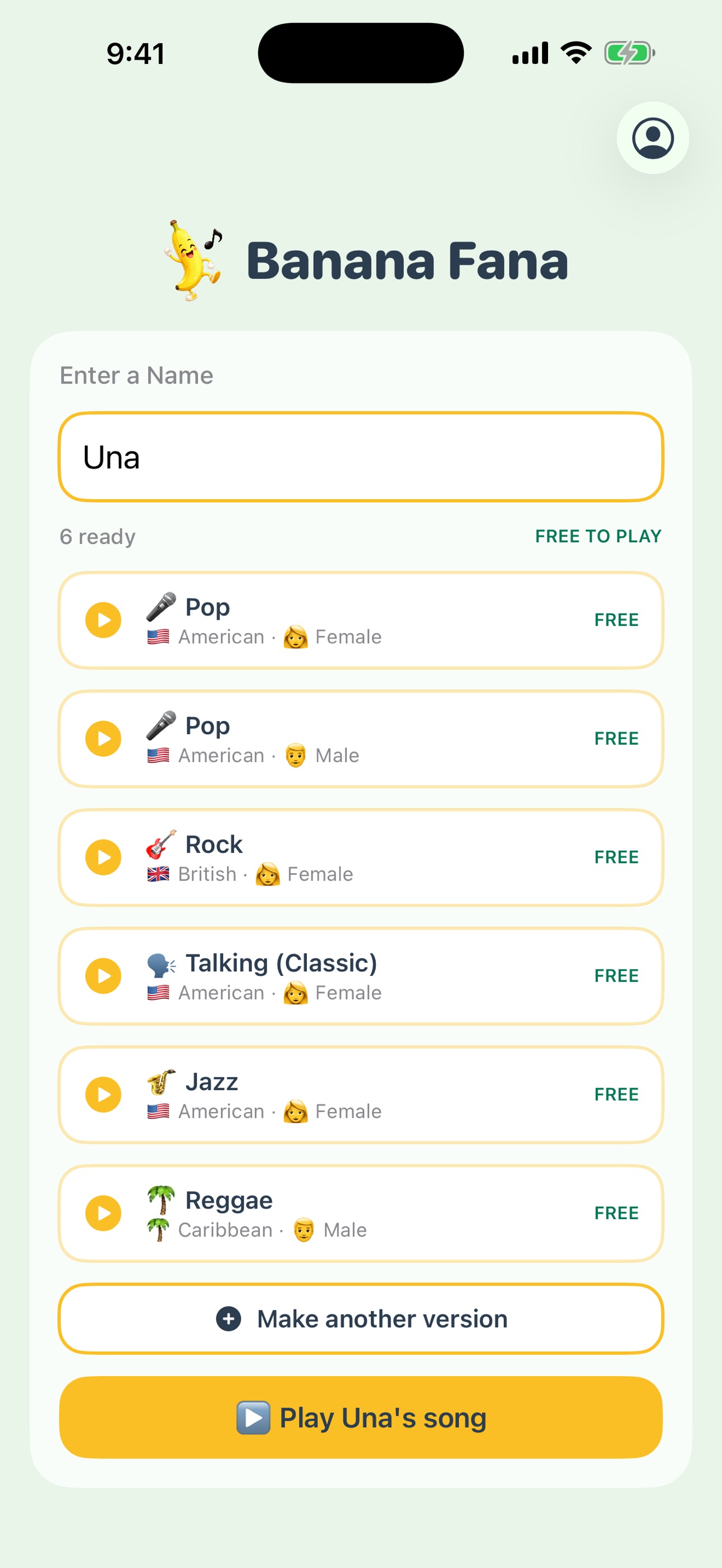 Screenshot 2 of Banana Fana: Name Game Song