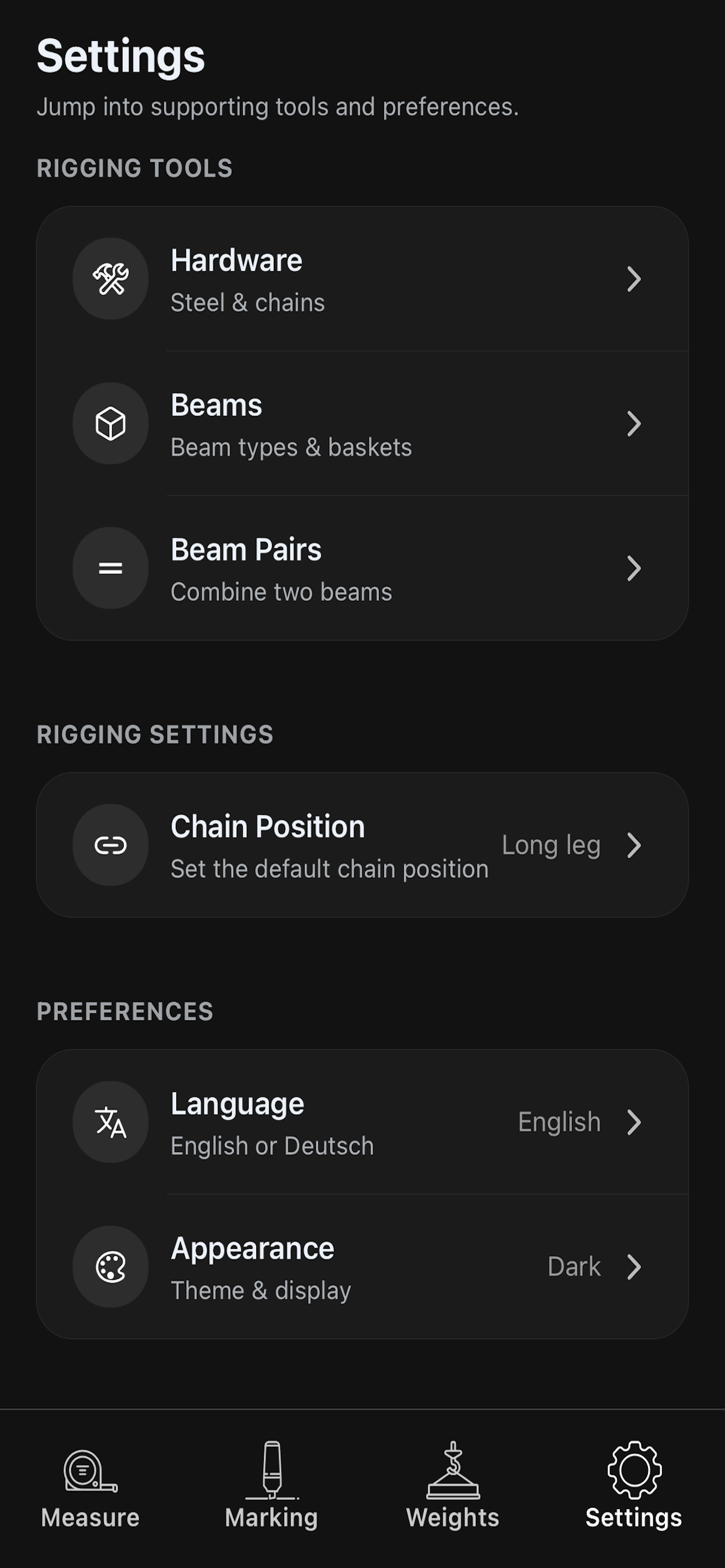 Riggingwerk - Bridle App