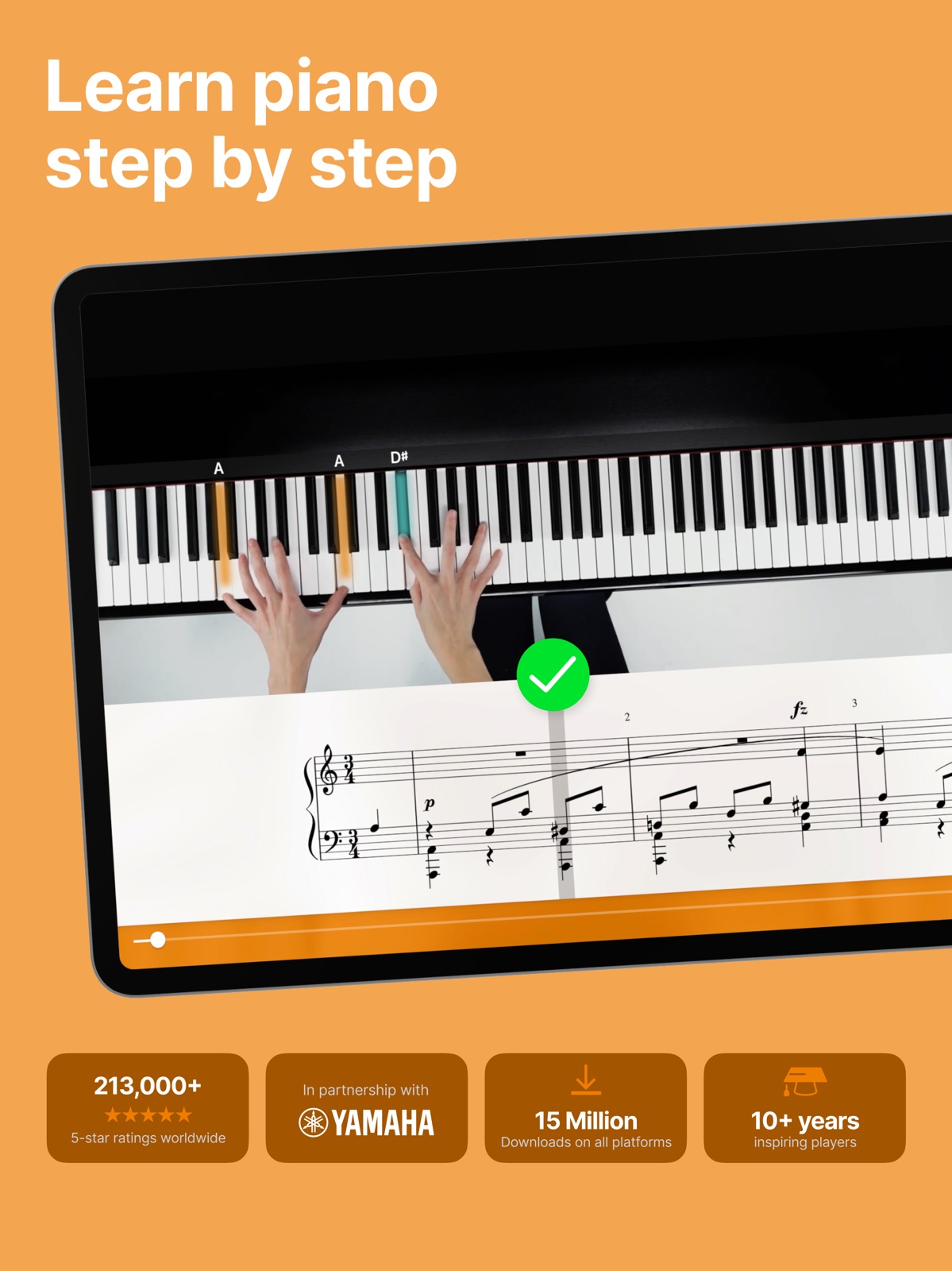 flowkey – Learn to Play Piano ipad screenshot 1