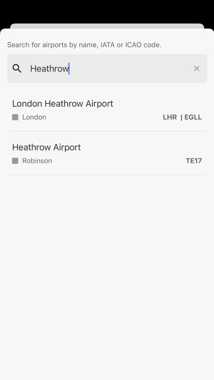 Airport Distance Tracker