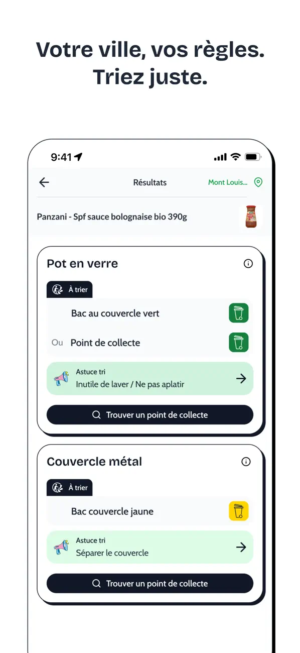 Screenshot #3 pour Guide du tri sélectif