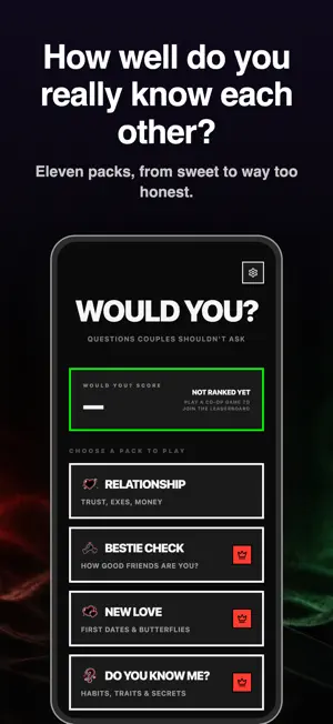 Would You? - Couples Games screenshot 2