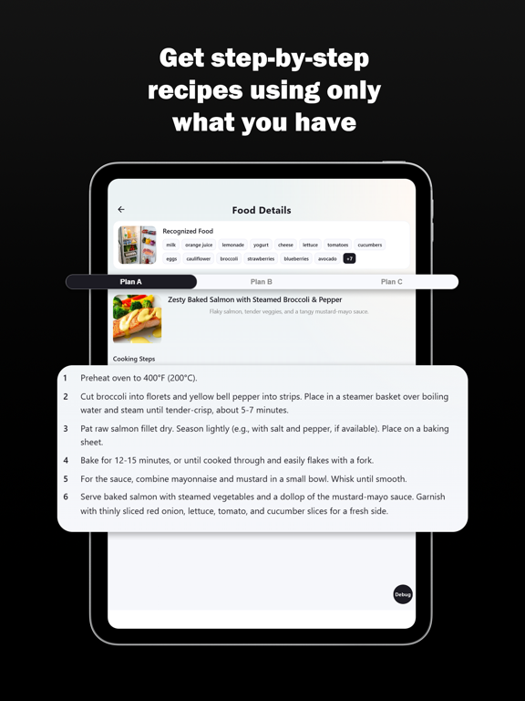 FridgeSnap AI - Food Scanner iPad screenshot