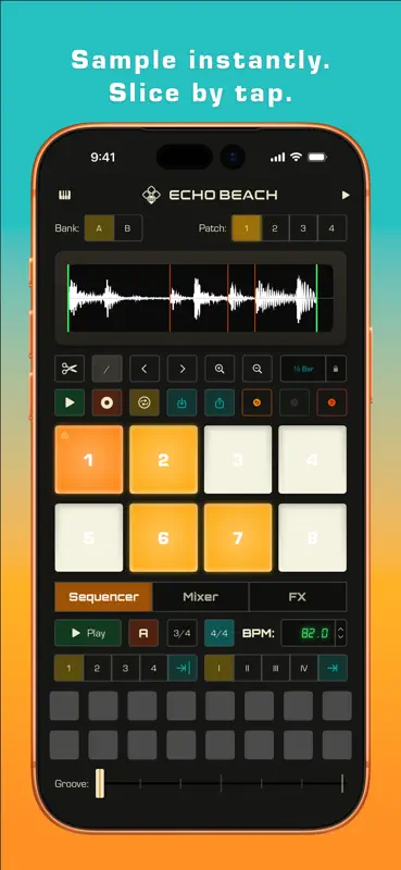 Echo Beach: Sampler Beat Maker screenshot 3 of 10