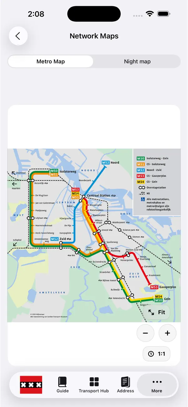 Screenshot #2 pour Amsterdam Subway Map