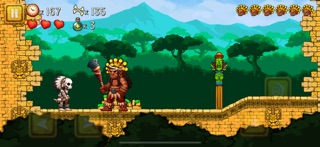 Super Tribe Boy: Dino Run iPhone screenshot