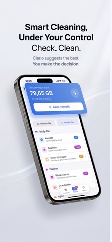 Clario: Phone Cleaner AI screenshot
