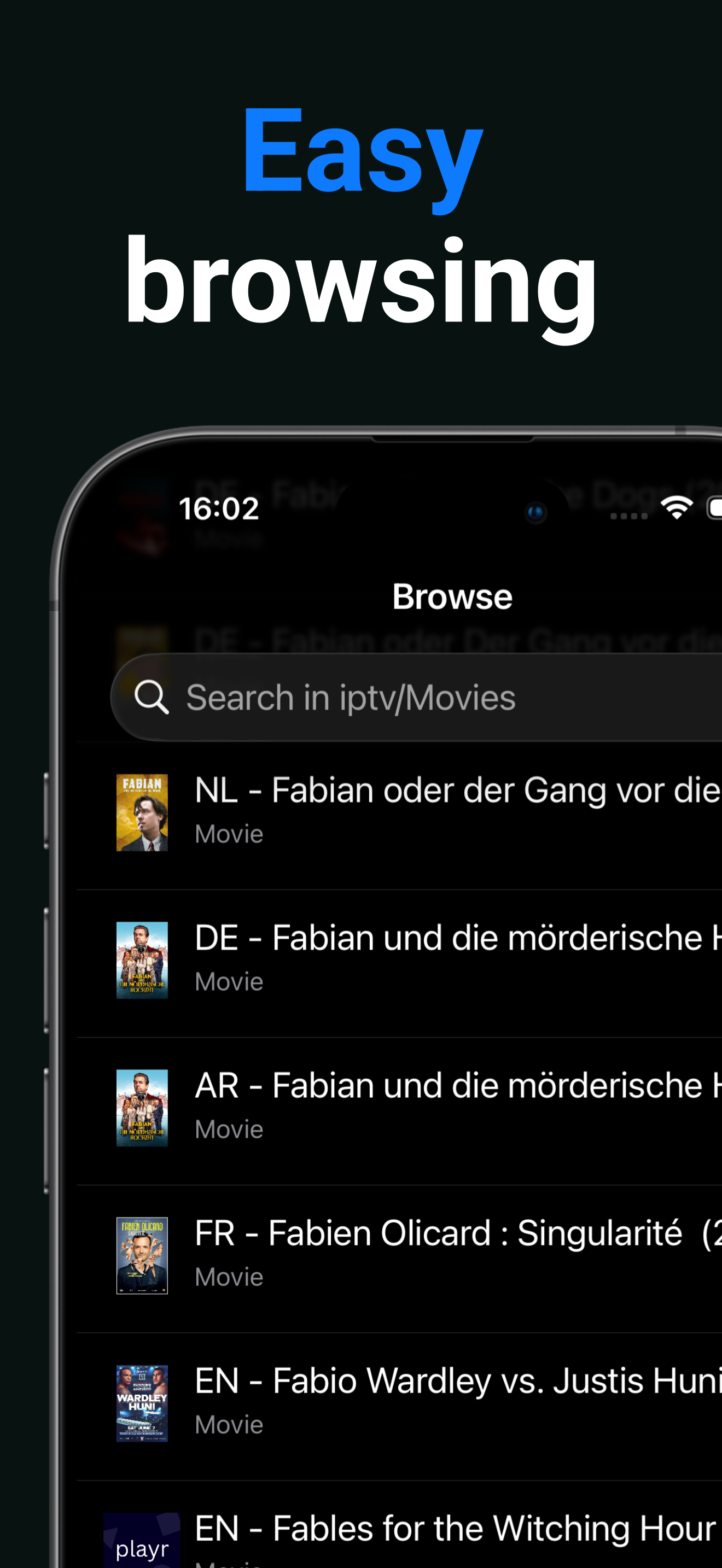 IPTV Player - playr