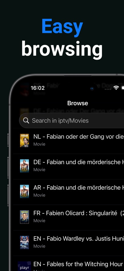 #3. IPTV Player - playr (iOS) De: James Tapping