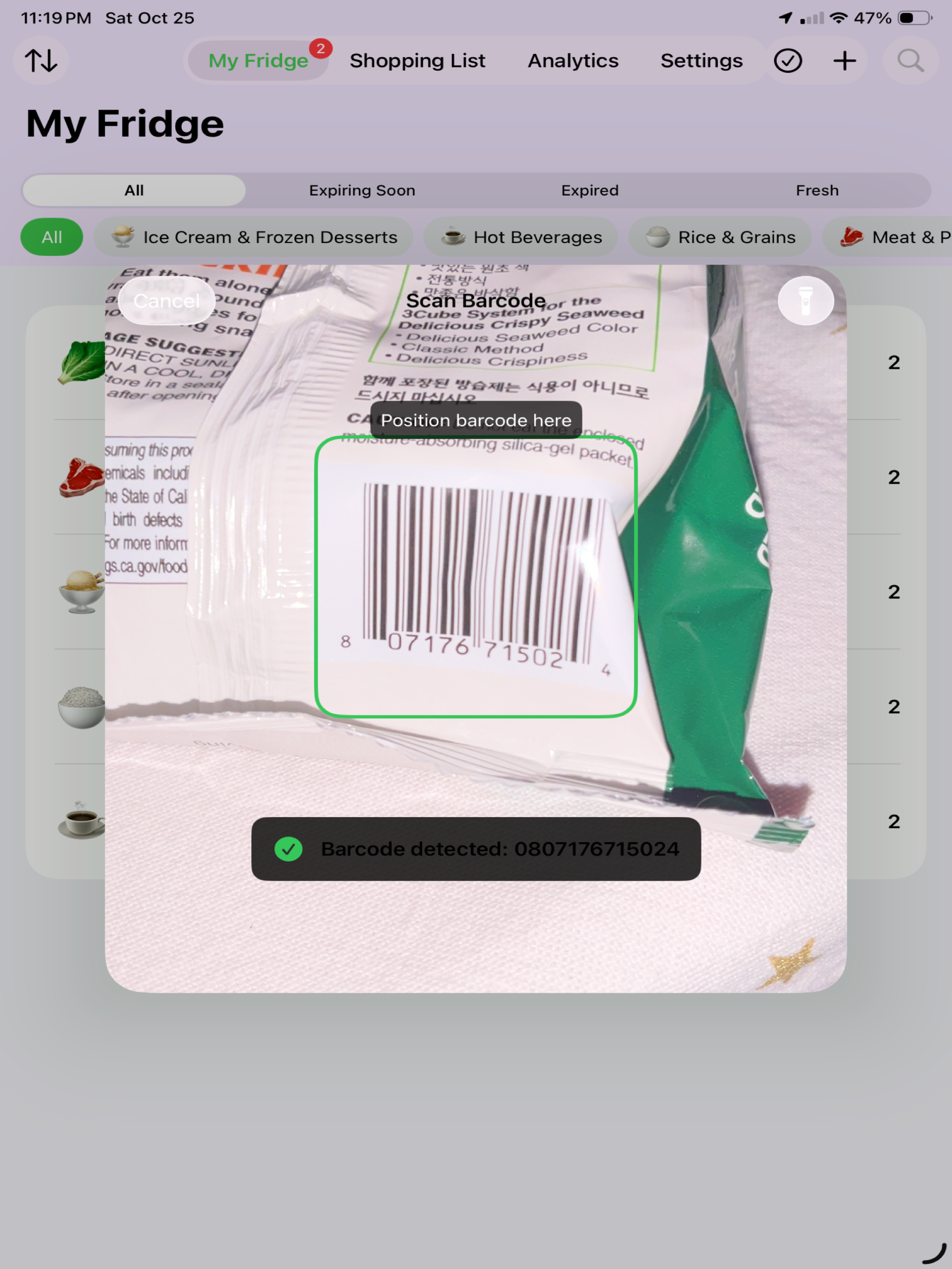 SmartFridge - Food Tracker screenshot 9