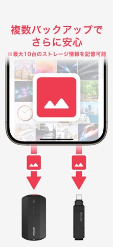 写真バックアップ - 写真の保護や容量問題の解消に のスクリーンショット