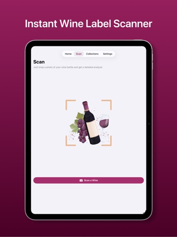 Wine Scanner App: Weino iPad screenshot