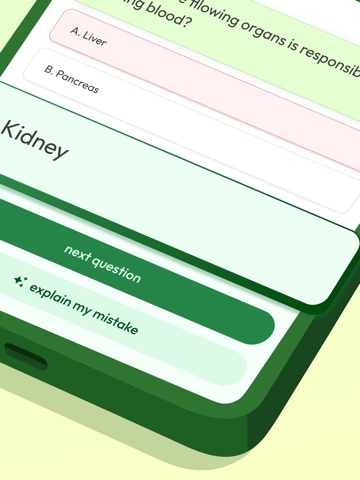 Jungle: AI Flashcards & Quiz iPad screenshot