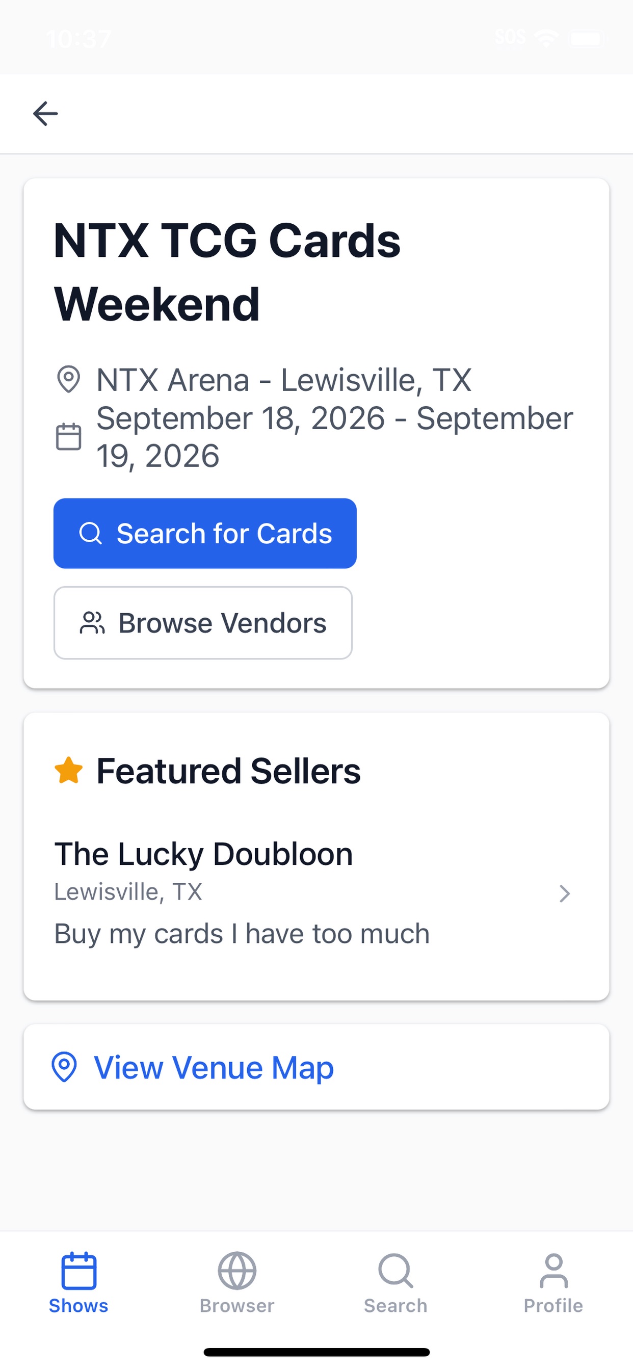 Screenshot 2 of CardCata
