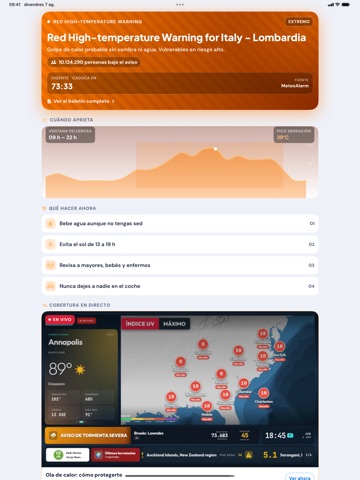 Canal Meteo iPad screenshot