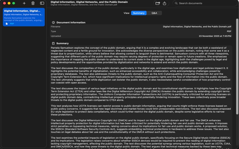 DocuGlance screenshot