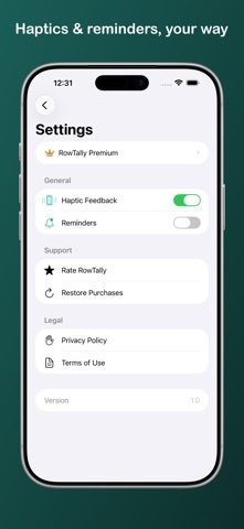 钩针行数计数器 - RowTally screenshot