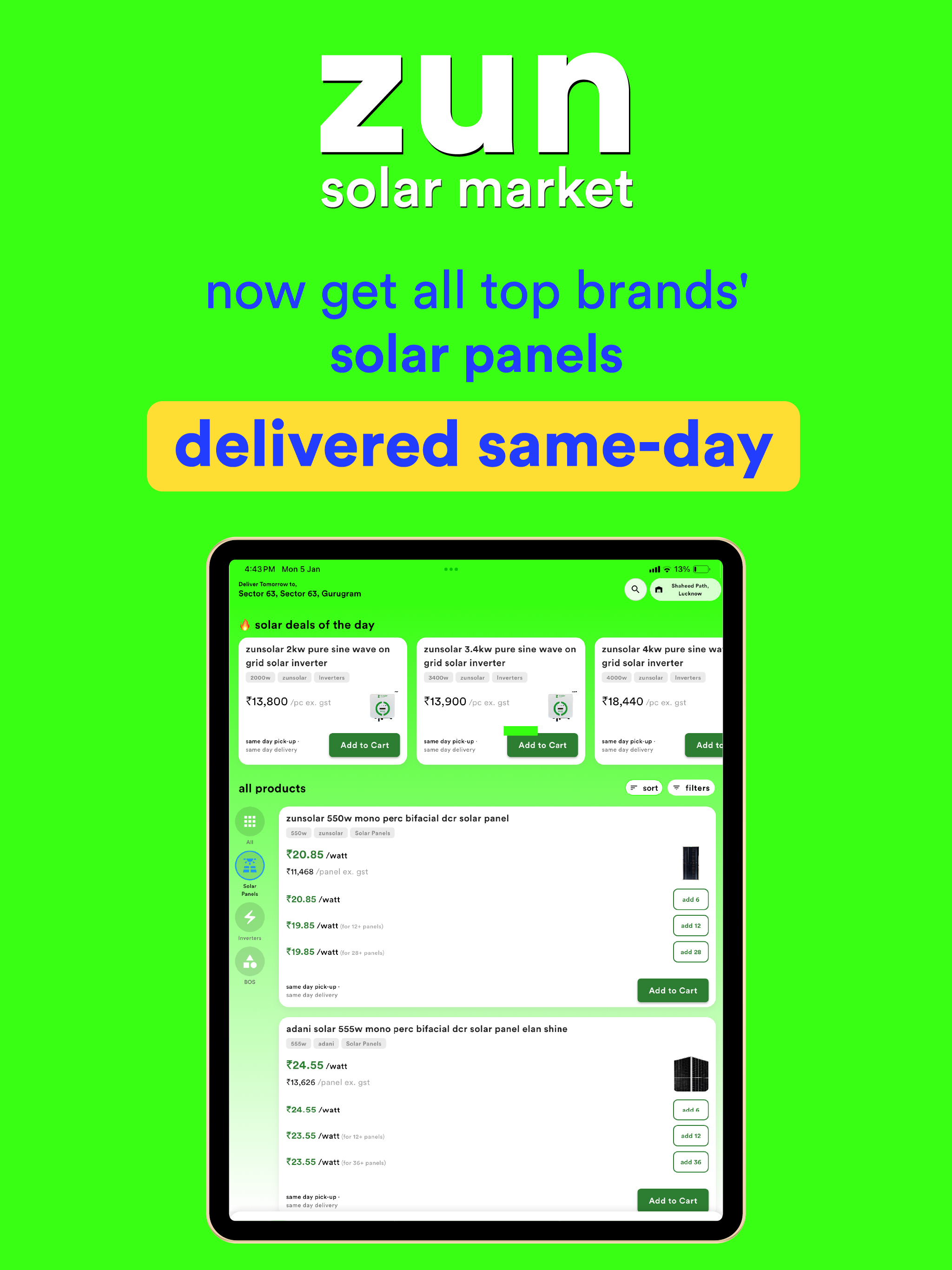 Zun Solar Market
