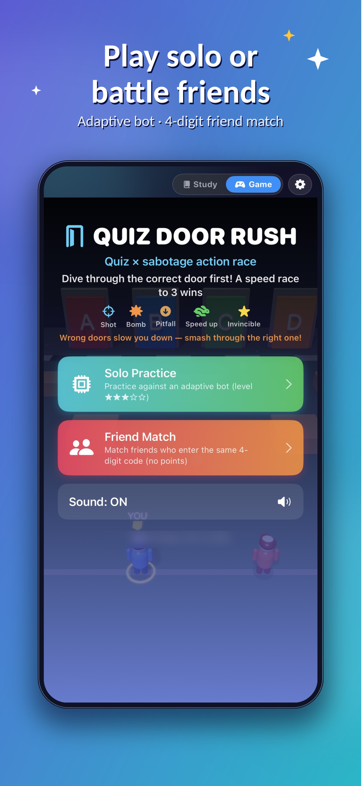 QuizDoorRush Gamify Your Study screenshot 3