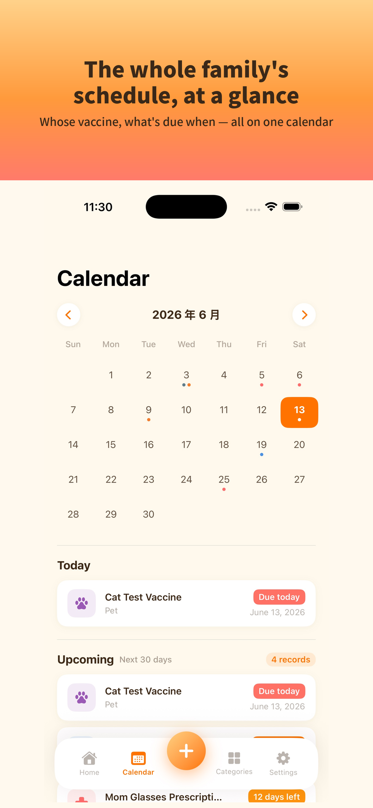Famly - Family Reminders