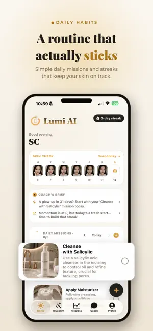 Lumi AI: Glow Up & Skin Coach screenshot 4