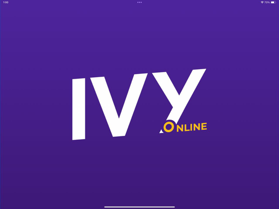 IVY Online - Learning Platform iPad screenshot 1 - Education app