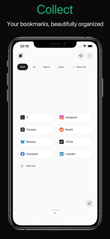 Nori: Bookmark Manager screenshot