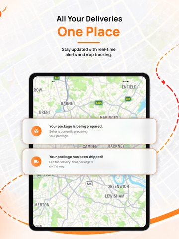 Parcel Z: Package Tracker AI iPad screenshot