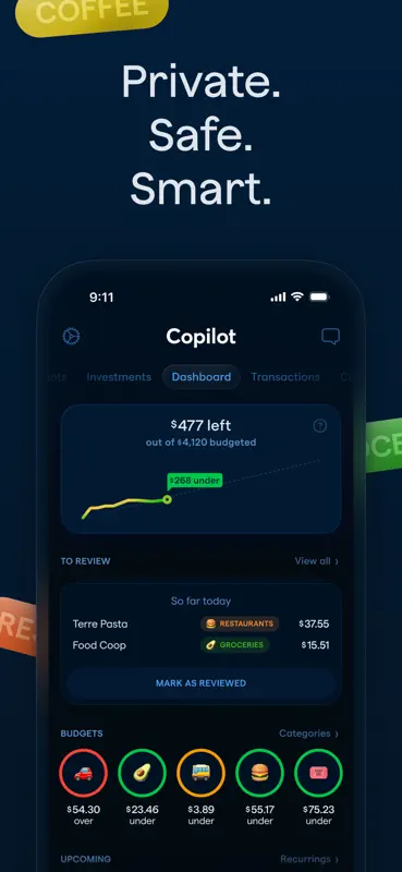 Copilot: Track & Budget Money screenshot 1 of 8