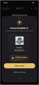 Focustown: Deep Work Timer screenshot