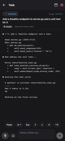 kube-coder Screenshot 2 of 7