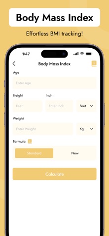 FitWit Health Calculator screenshot
