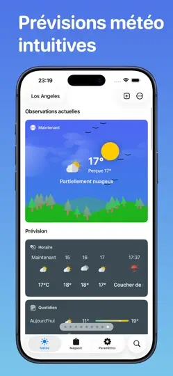 Capture d'écran de Météo Bot: Alertes Et Radar sur iPhone 1