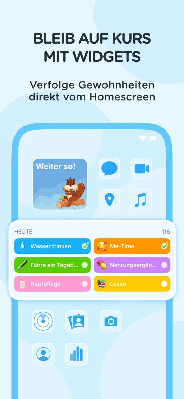 Dear Me: Tagesroutineplaner iPhone App Screenshot 8 – Gesundheit & Fitness