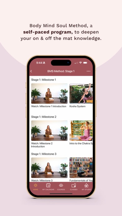 BODY MIND SOUL STUDIO iPhone screenshot 7 - Health & Fitness app