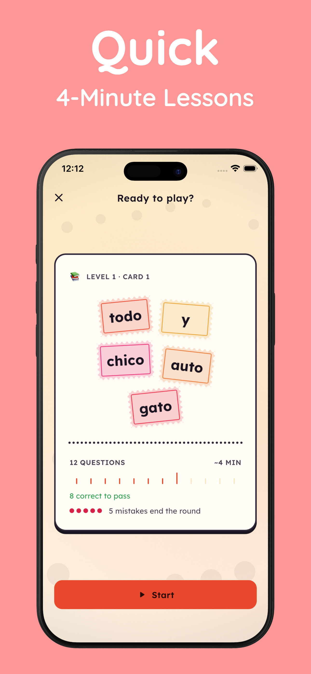 Language Vocabulary Game screenshot 2