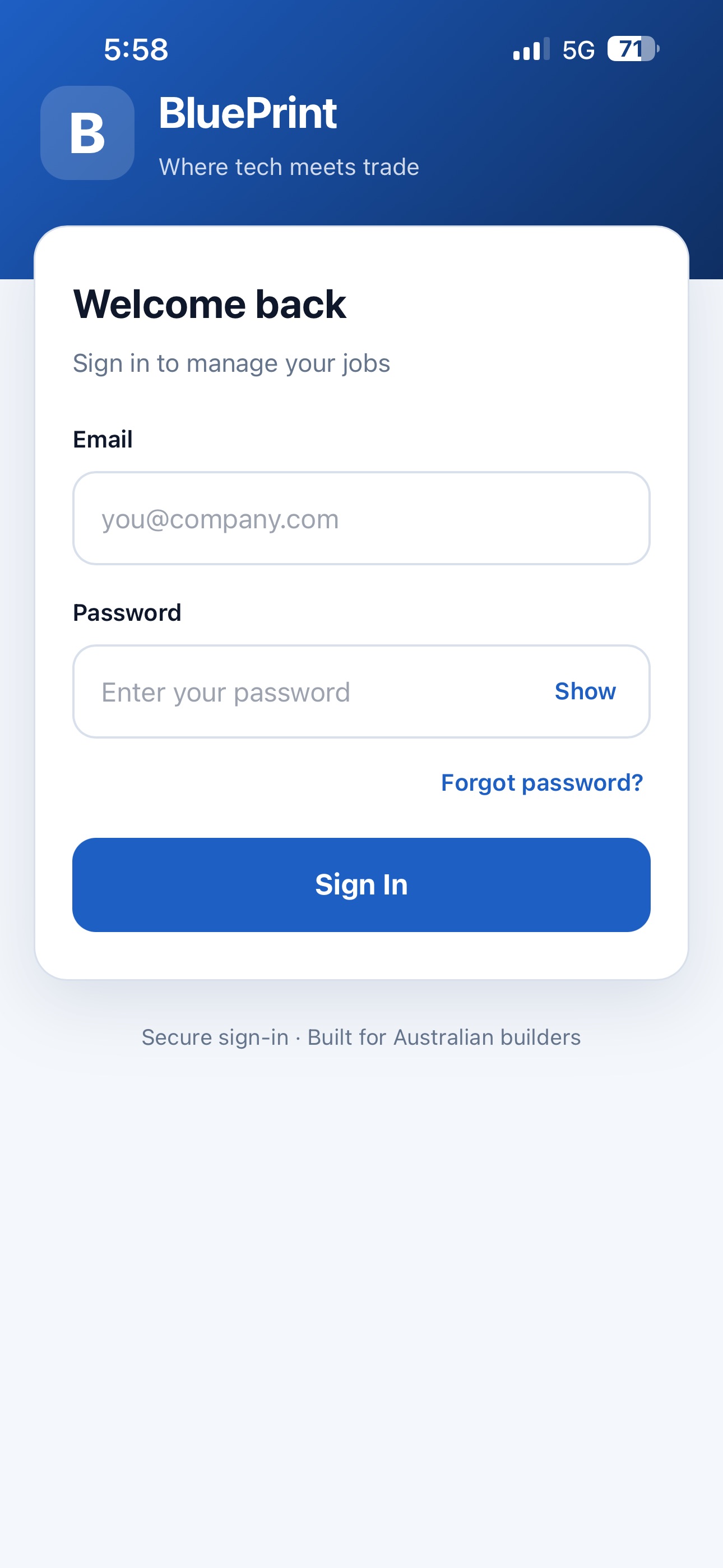 Screenshot 1 of BluePrintMS