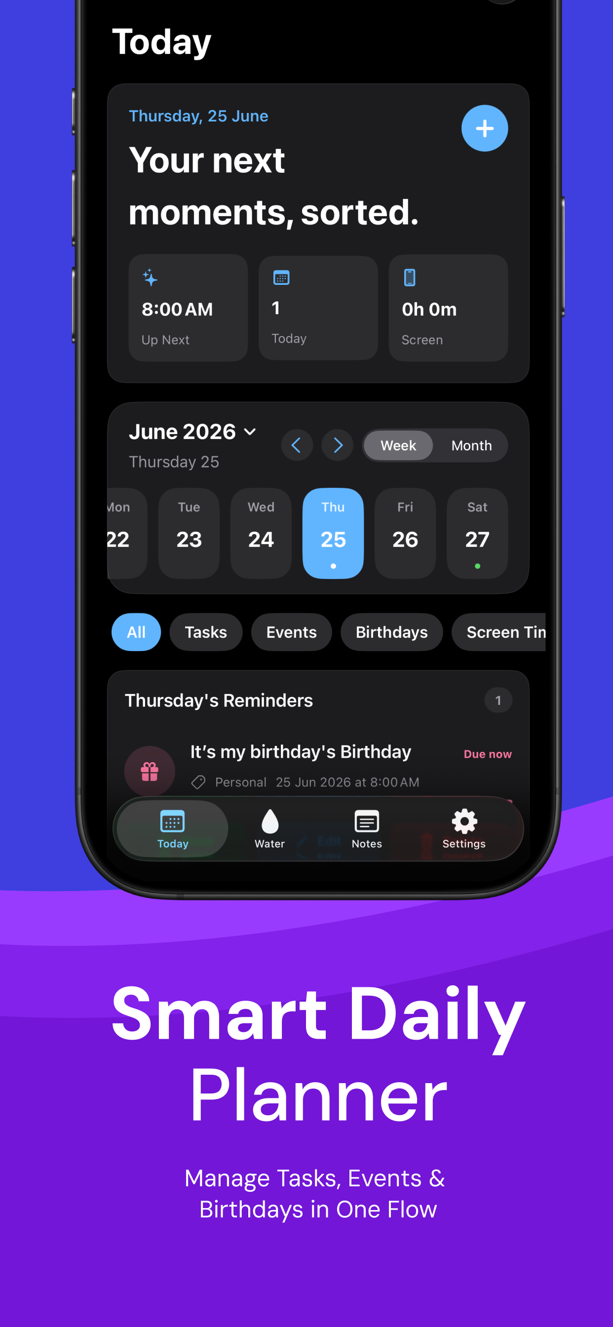 RemindAI: Tasks & Water screenshot 4
