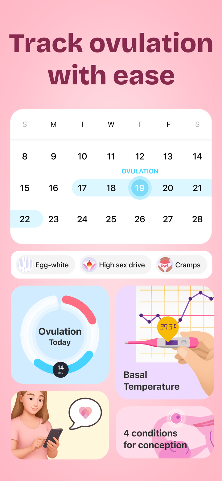 Clover: Period & Cycle Tracker screenshot 4
