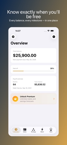 Debt Payoff: Snowball Plan Screenshot 1 of 9