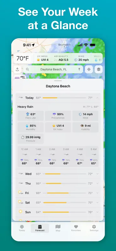 Vortix Pro: Weather Radar Maps screenshot 2 of 10