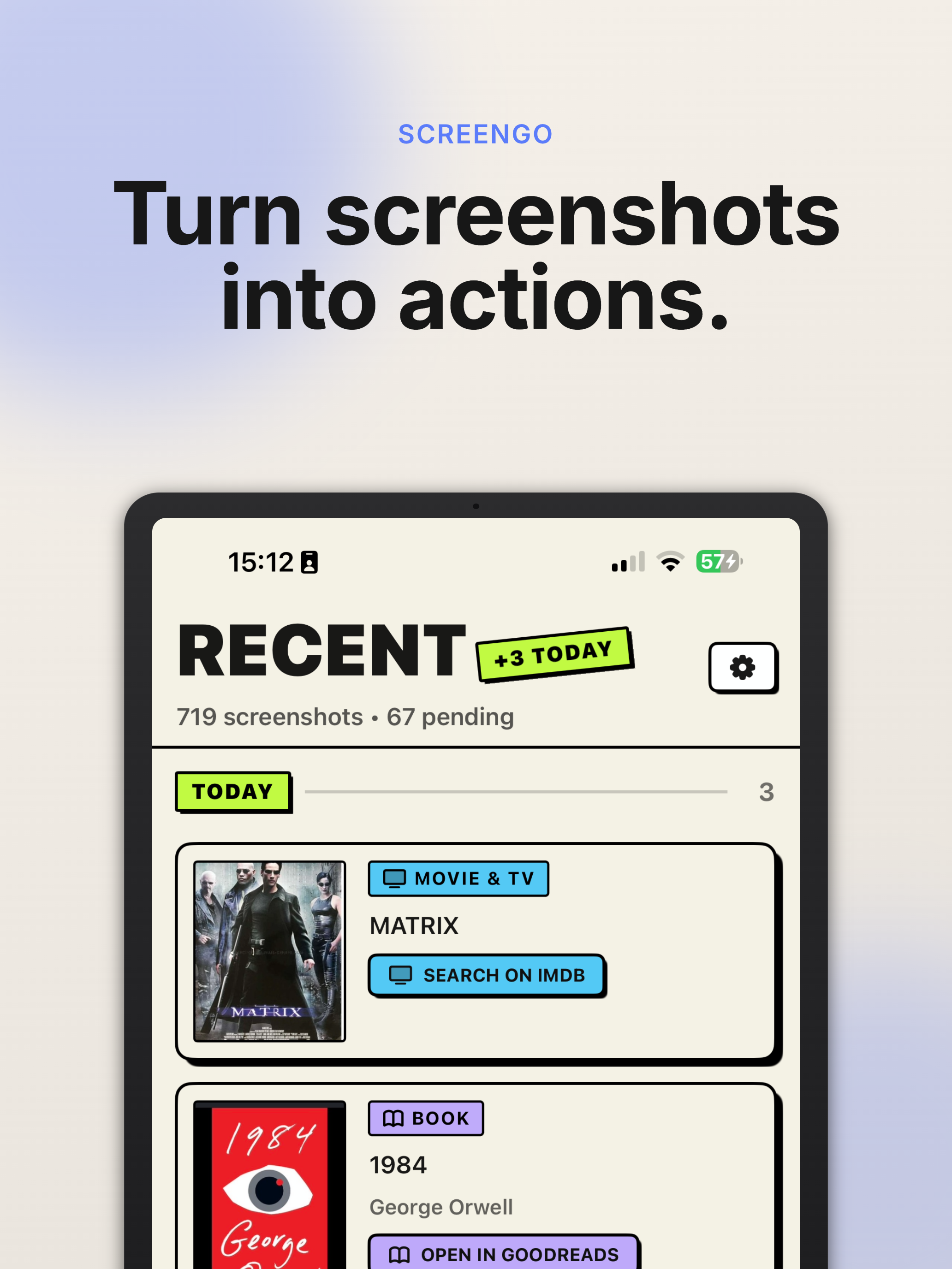 Screengo - The Screenshot App
