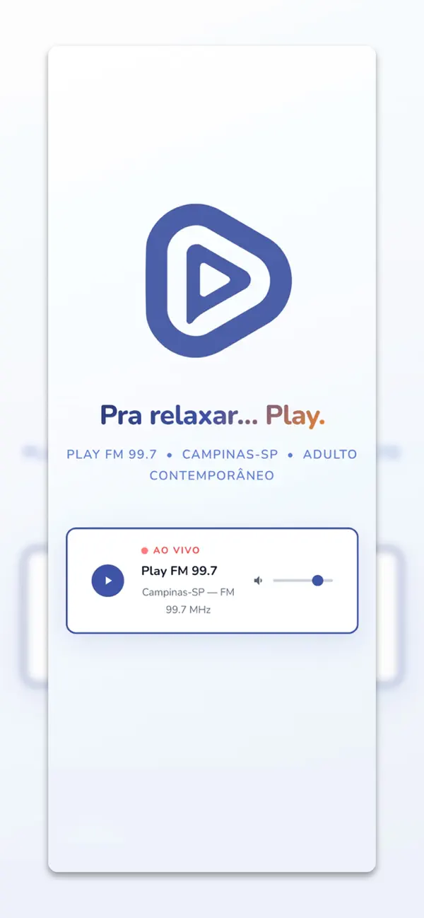 #1. Rádio Play FM (iOS) By: Nativa FM Campinas