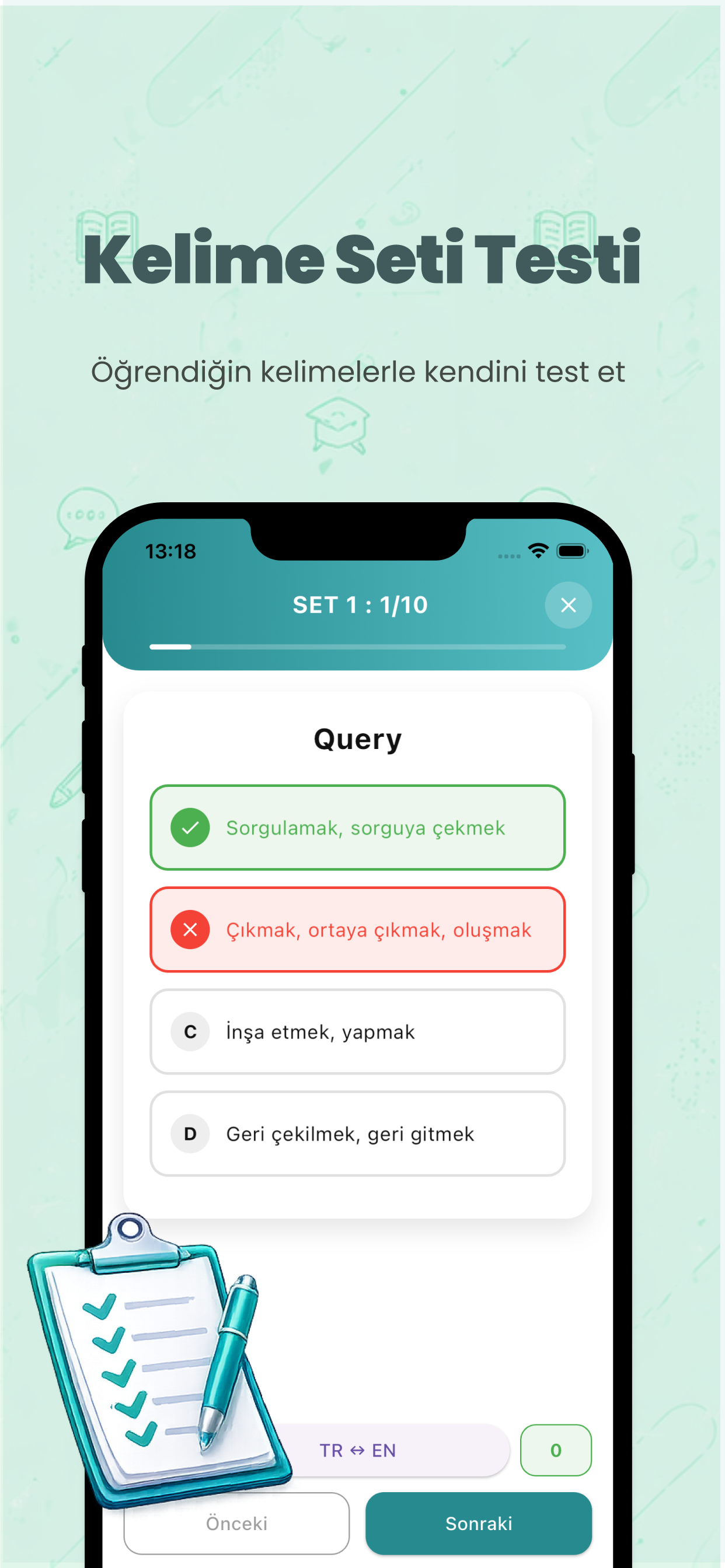 Mubex Yökdil Fen Kelime Ezber screenshot 5