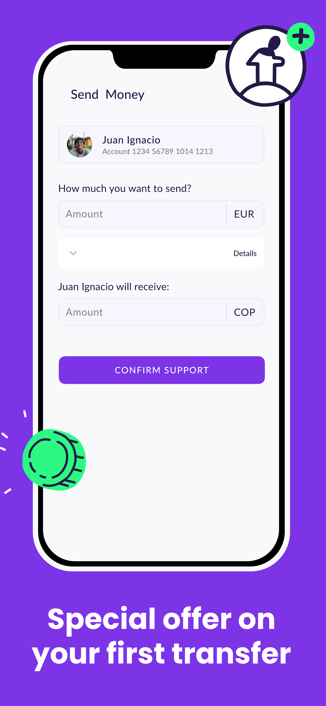 Senda: Easy money transfer