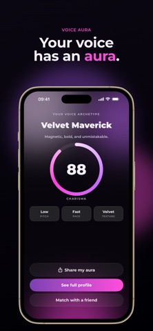 Voicaura: Voice Test & Aura iPhone screenshot