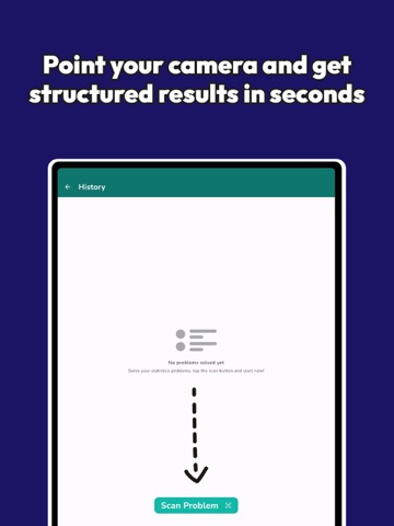 Statistics Problem Solver iPad screenshot