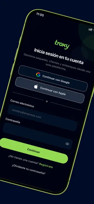 Traky: App para Courier screenshot 2