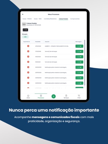 Yangoo Contabilidade iPad screenshot