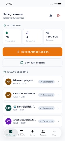 TherapySupport screenshot